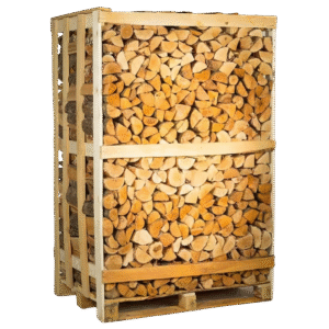 Dried Mixed Hardwood Logs in Large Crate